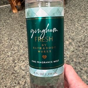 Nwt 8 Oz bottle of “Gingham Fresh” Body Spray. FINAL SALE PRICE !!